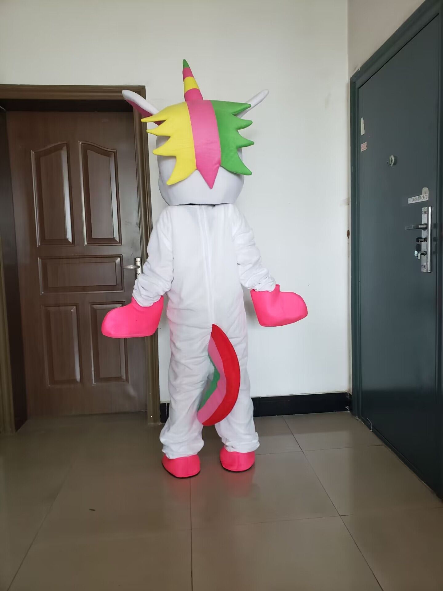 Adult Unicorn Mascot Costume C – Cosplay Prop Business Bewertung und Preis