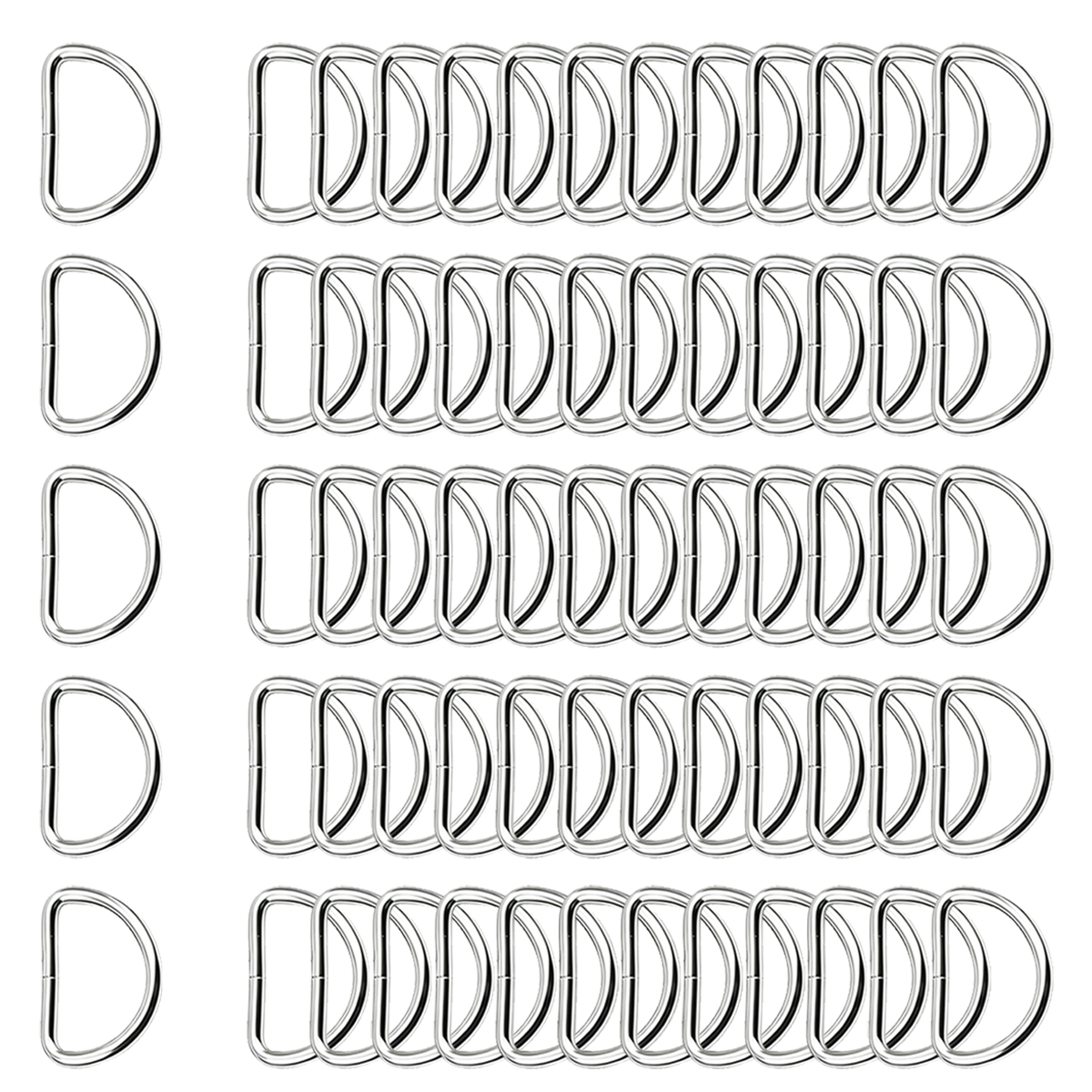 30/60/100Pcs D-ring buckle sta – D Ring Strap Bewertung und Preis