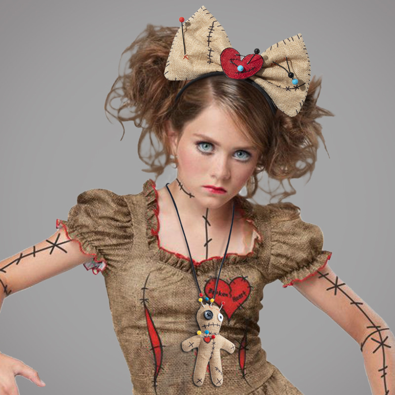 Voodoo Doll Costume Bow Headba – Voodoo Cosplay And Prop Bewertung und Preis