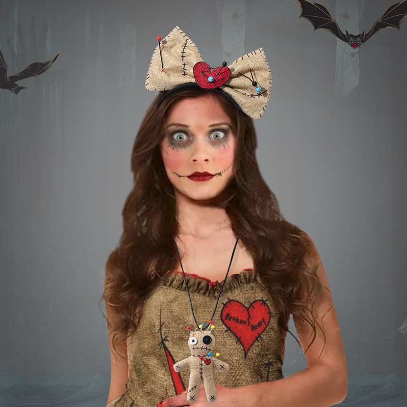 Voodoo Doll Costume Bow Headba – Voodoo Cosplay And Prop Bewertung und Preis