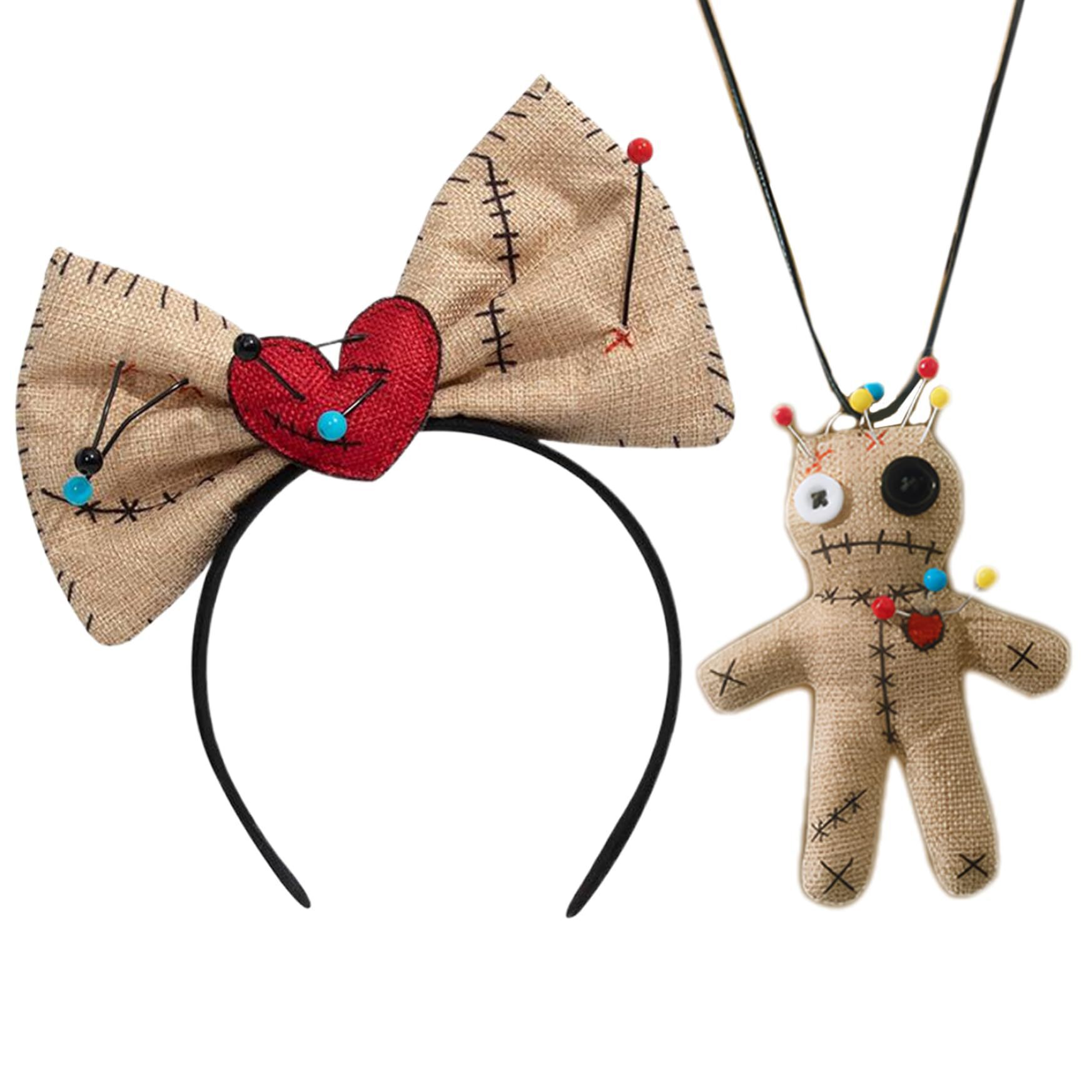 Voodoo Doll Costume Bow Headba – Voodoo Cosplay And Prop Bewertung und Preis