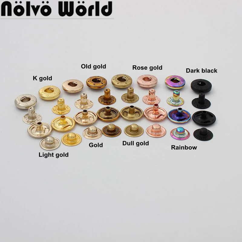 20-100 Sets Rainbow 12mm 10 Co – Snap Fastener Set Bewertung und Preis