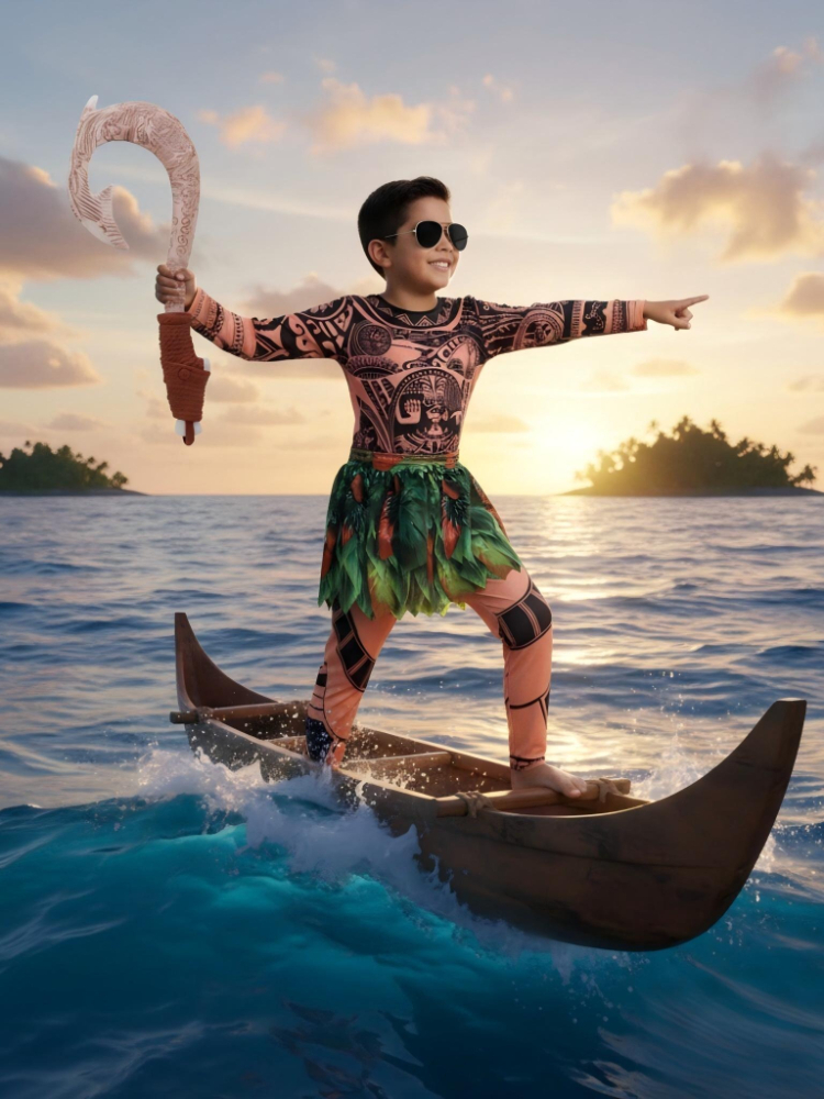 Summer Moana Maui Kids Boys Co – Free Cosplay Prop Patterns Bewertung und Preis