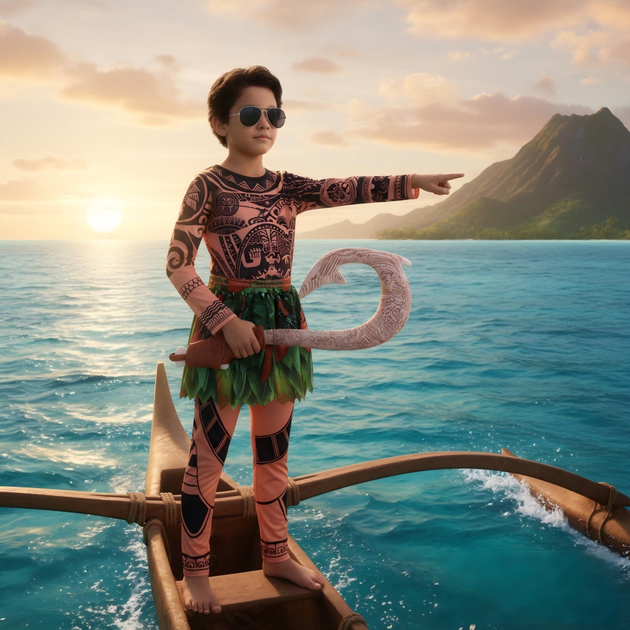 Summer Moana Maui Kids Boys Co – Free Cosplay Prop Patterns Bewertung und Preis