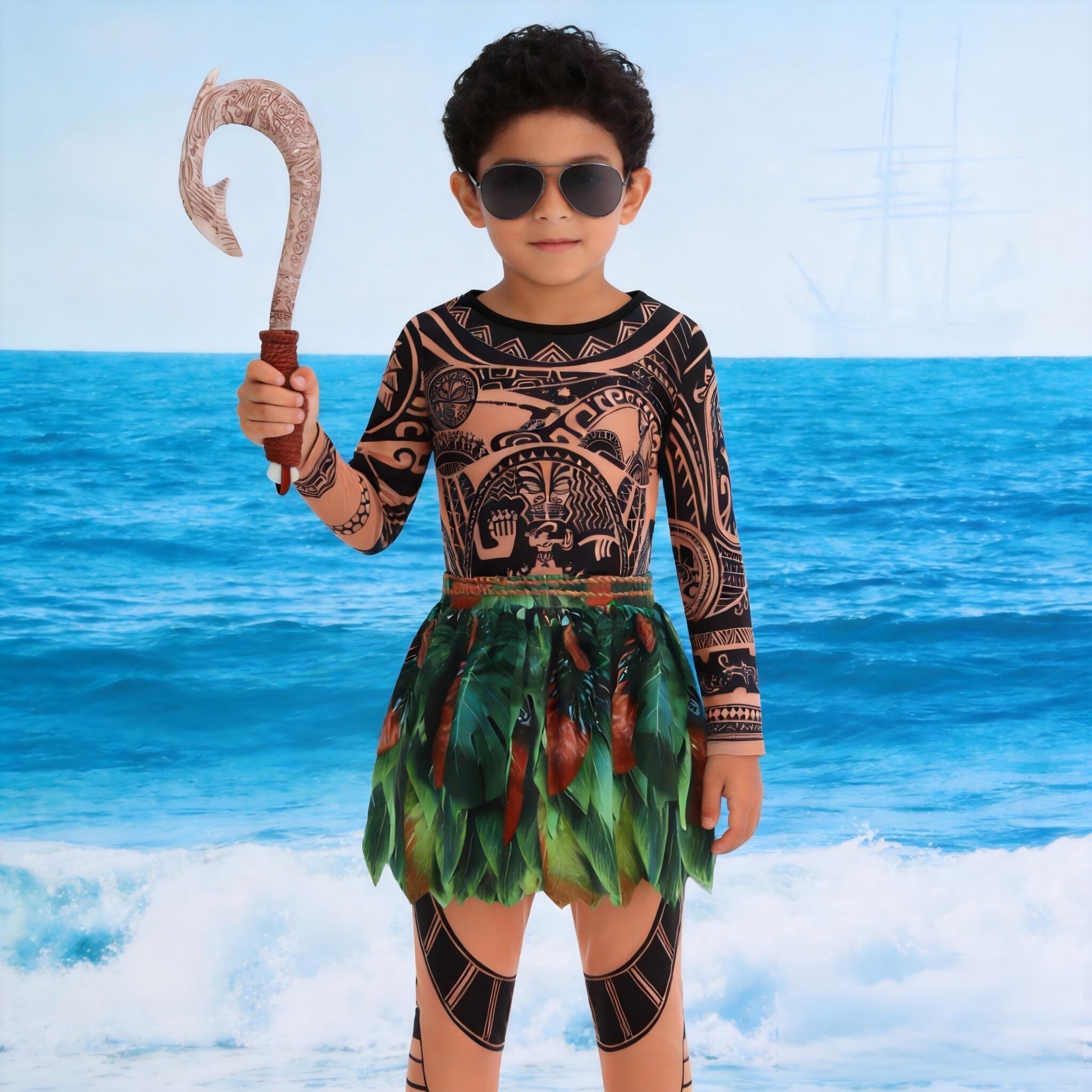 Summer Moana Maui Kids Boys Co – Free Cosplay Prop Patterns Bewertung und Preis