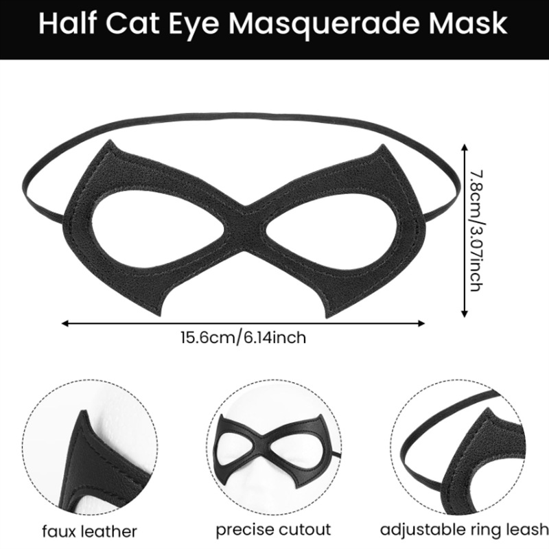 Adjustable Leather Cat Mask fo – Fallout Cosplay Prop Bewertung und Preis