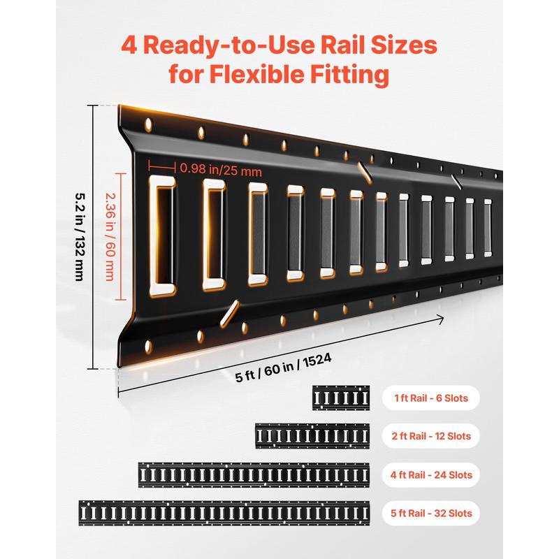 E-Track Tie-Down Rail Kit, 8 P – D Ring Strap Bewertung und Preis