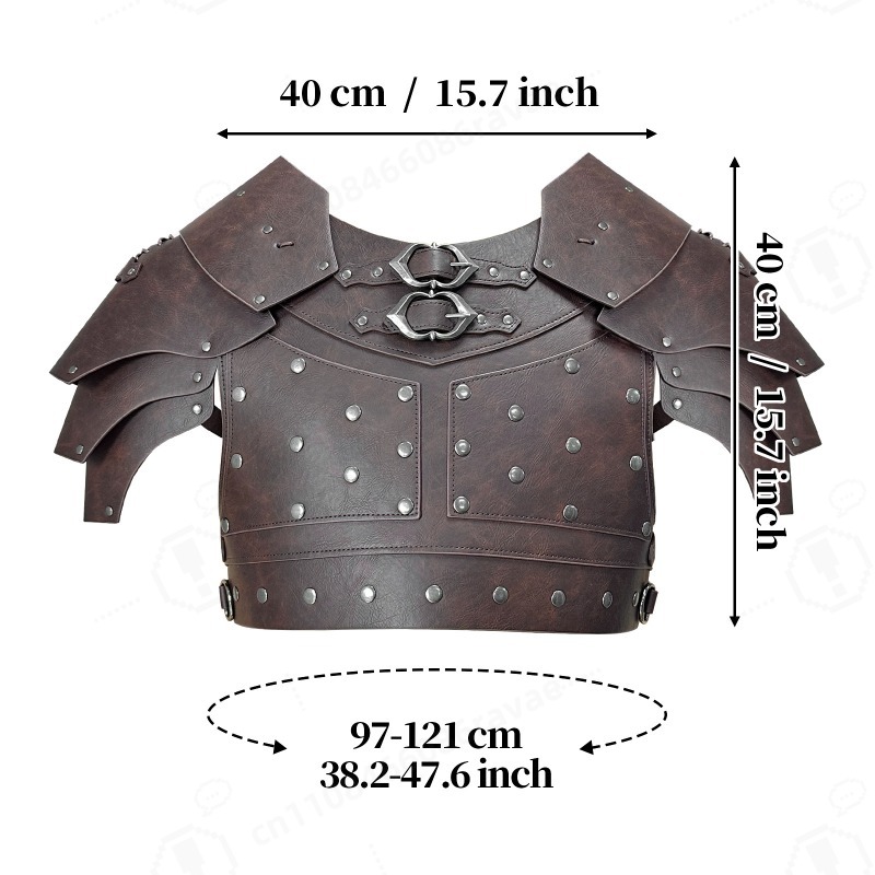 Medieval Studded Shoulder Ches – Cosplay Prop Bewertung und Preis