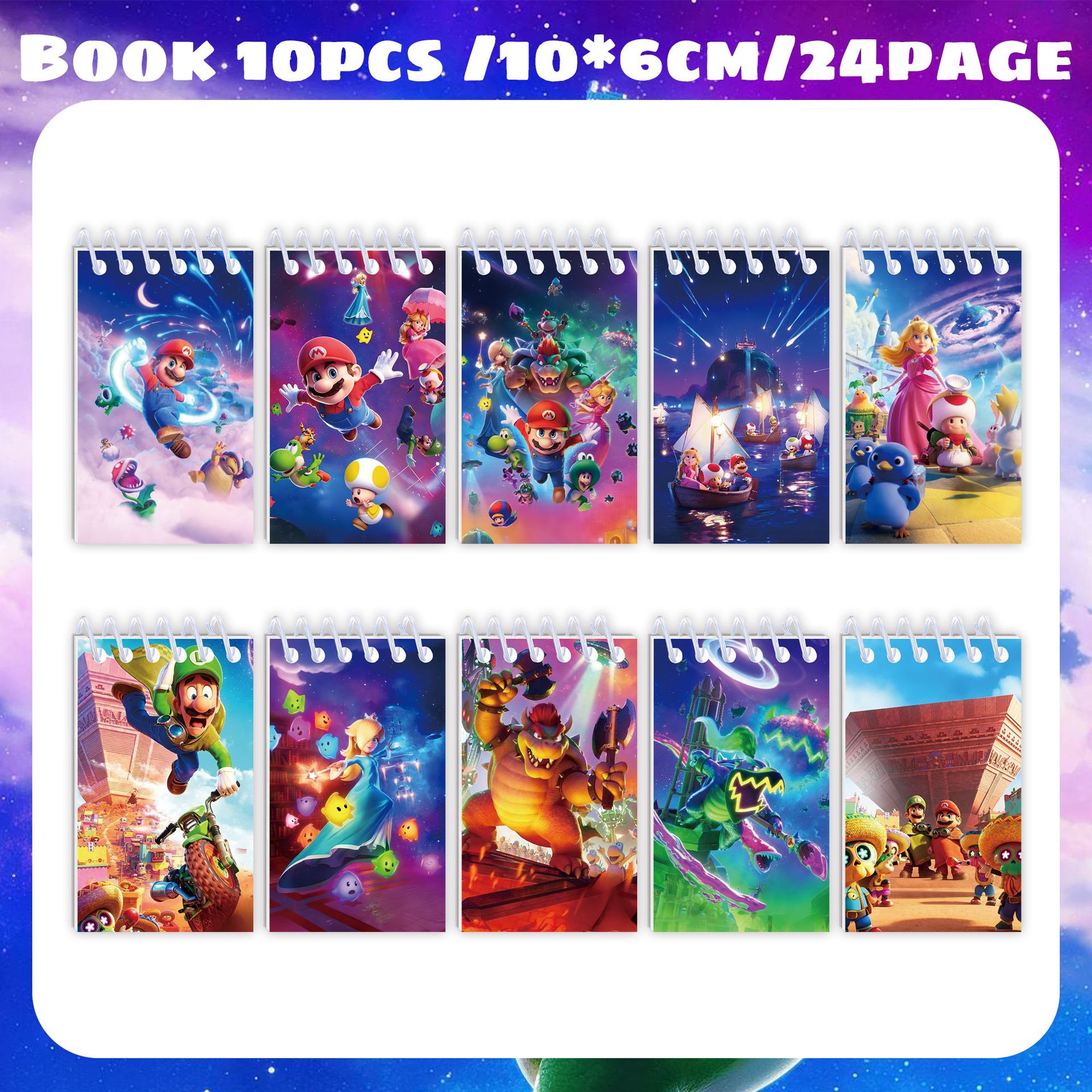 10PCS, Set: Unique Super Mario – Cosplay Prop Book Bewertung und Preis