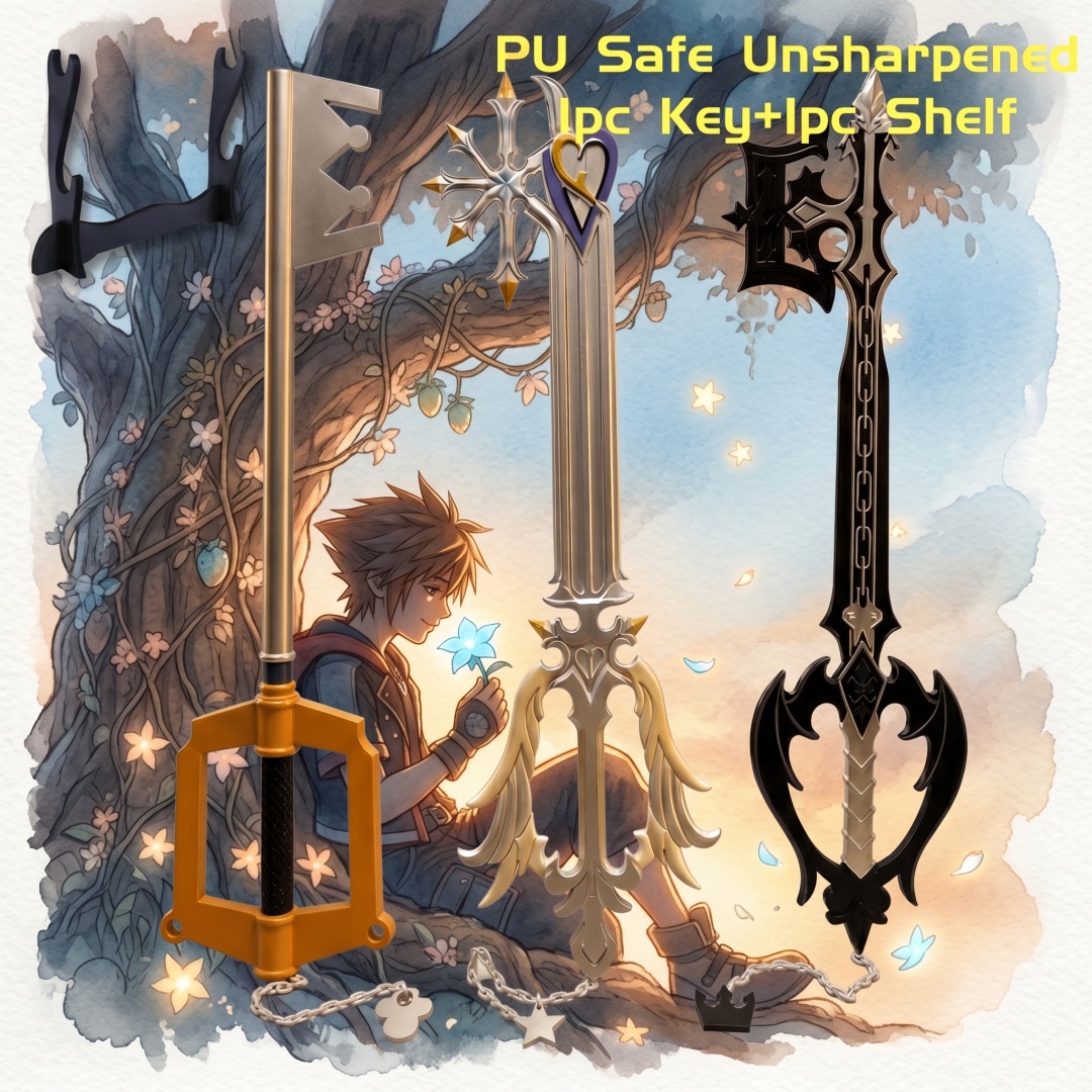 34inch Kingdom Hearts Sora Key – Keyblade Cosplay Prop Bewertung und Preis