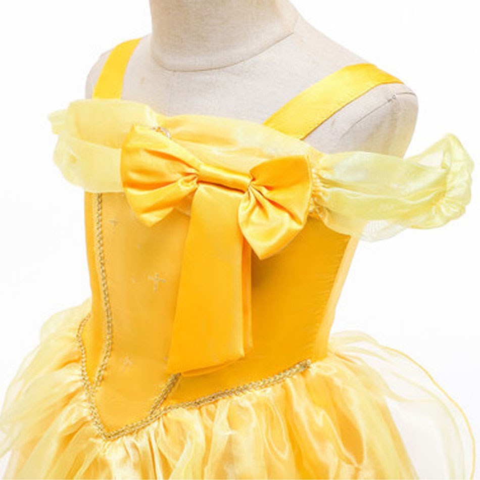Girls Belle Dress Children Chr – Cosplay Prop Bow Bewertung und Preis