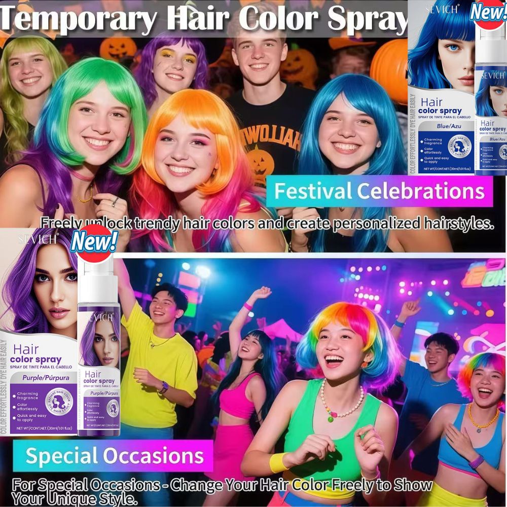 8 Colors Hair Color Spray Disp – Hair Spray Color Bewertung und Preis