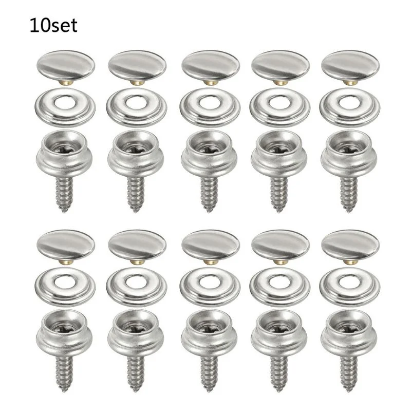 10 Sets Stainless Steel Tappin – Snap Fastener Set Bewertung und Preis