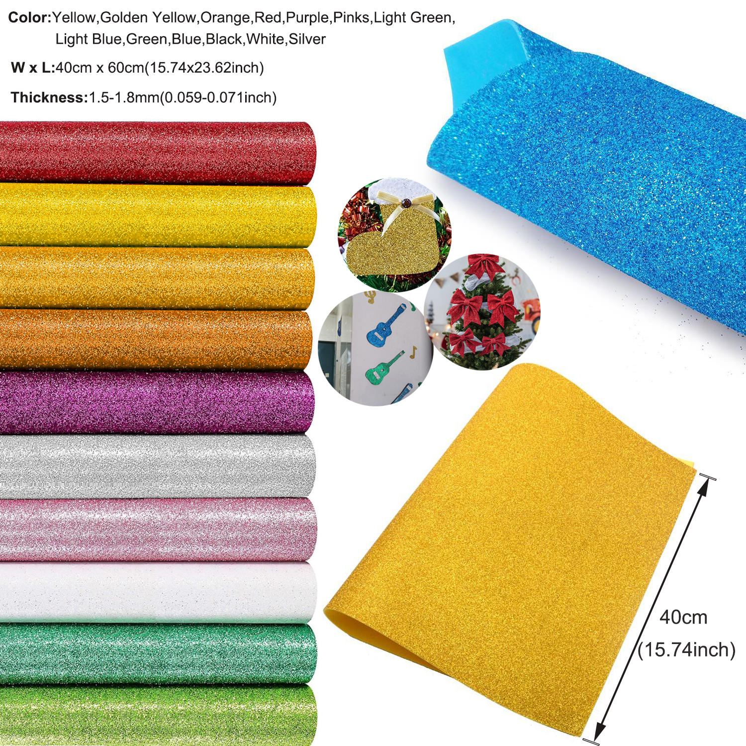1pcs Sparkling Golds EVA Foam  – Eva Foam Sheet Bewertung und Preis