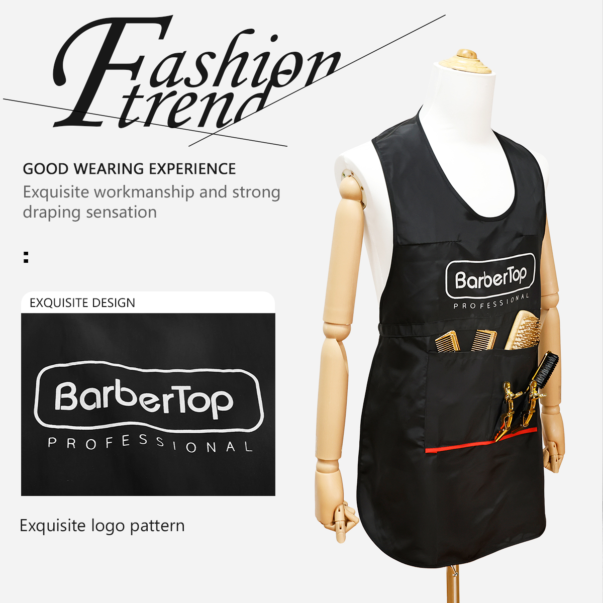 Black Stylist Apron Waterproof – Hair Spray Color Bewertung und Preis