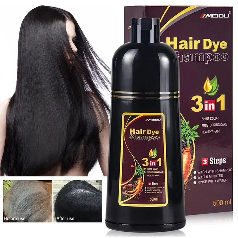 500ml Hair Dye Shampoo 3 in 1  – Hair Spray Color Bewertung und Preis