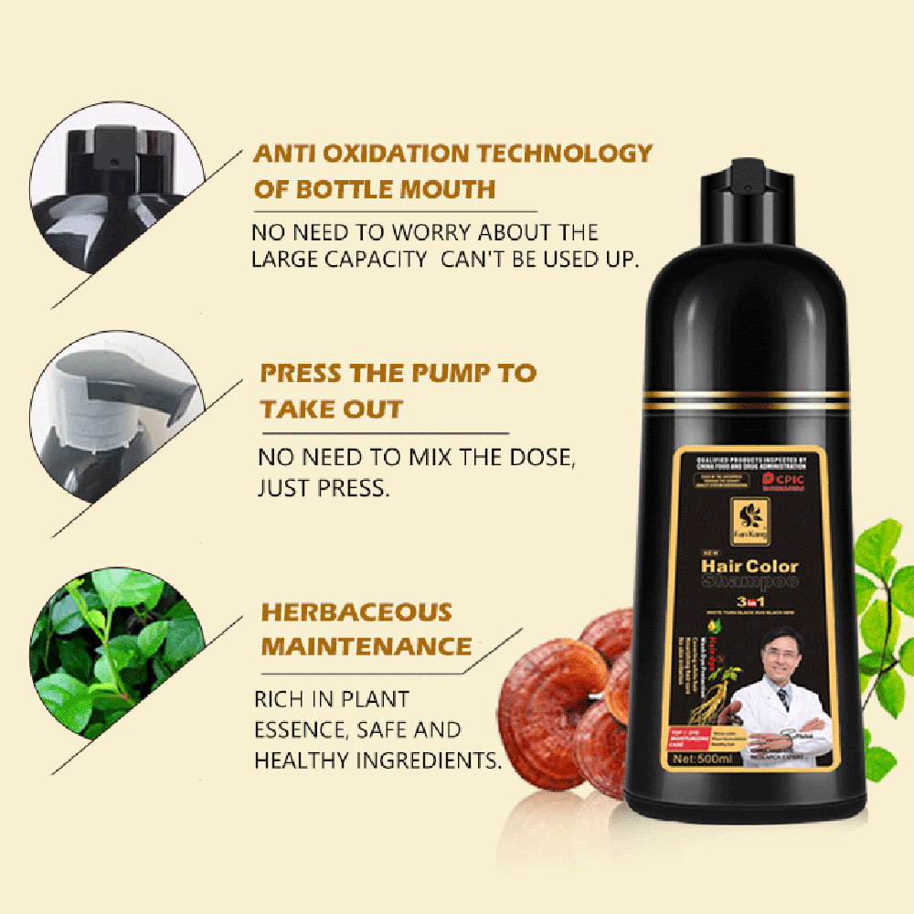 3 In 1 Instant Coloring Shampo – Hair Spray Color Bewertung und Preis
