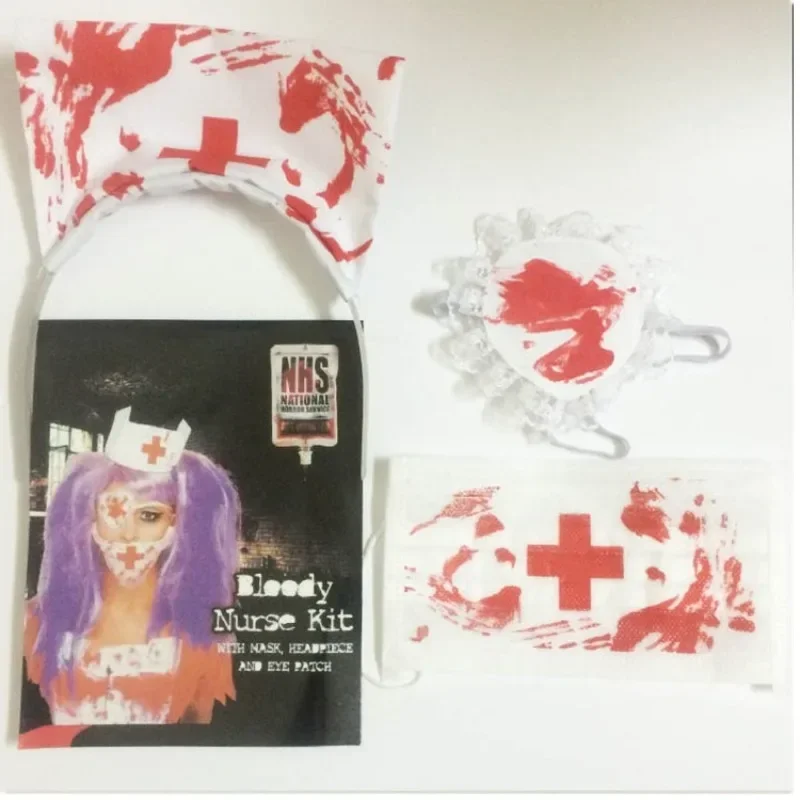 3pcs/Set Halloween Bloody Nurs – Cosplay Prop Kit Bewertung und Preis
