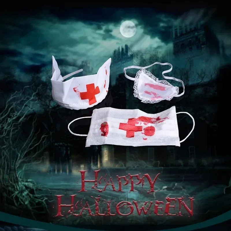 3pcs/Set Halloween Bloody Nurs – Cosplay Prop Kit Bewertung und Preis