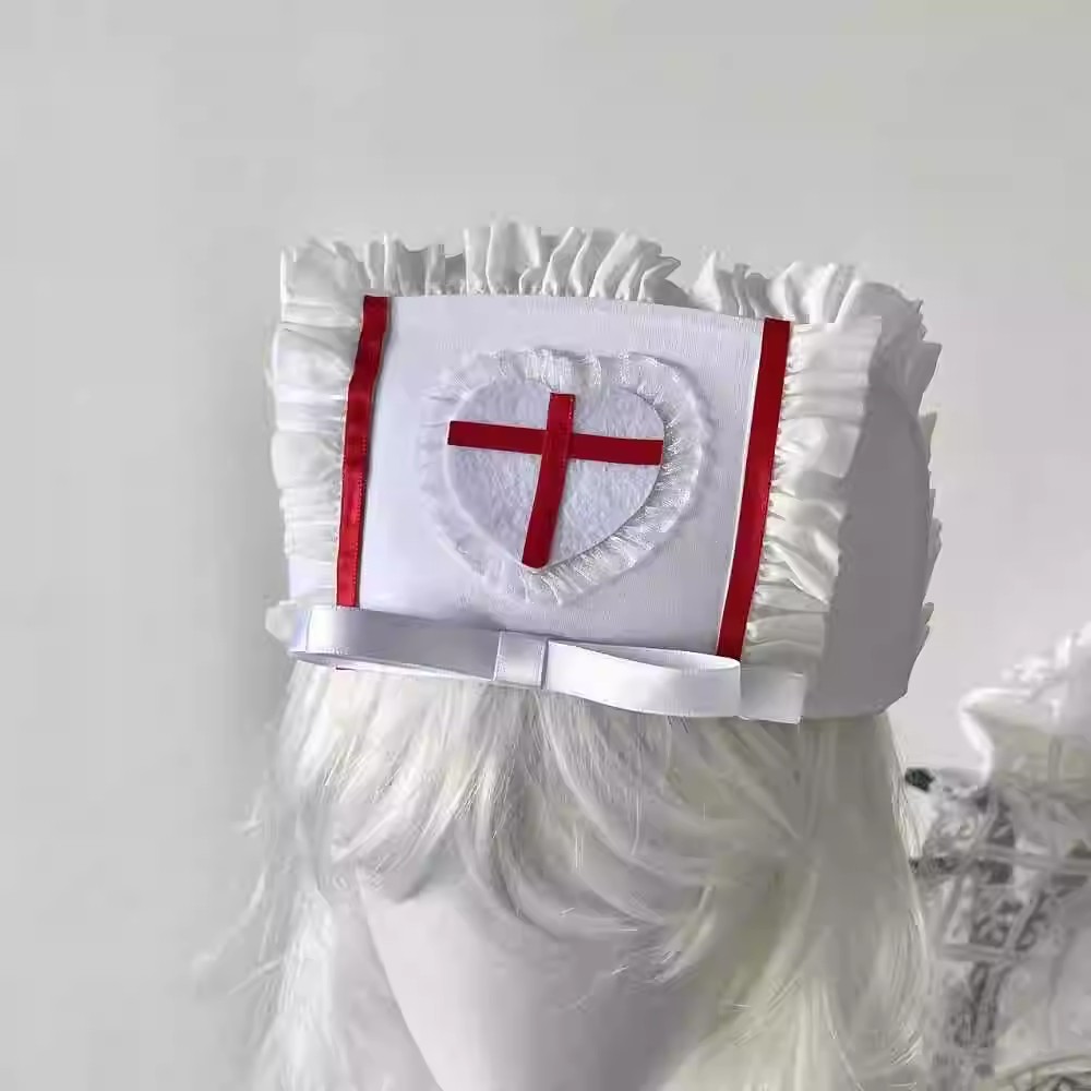 Cosplay nurse cap hat Accessor – Cosplay Prop Bow Bewertung und Preis