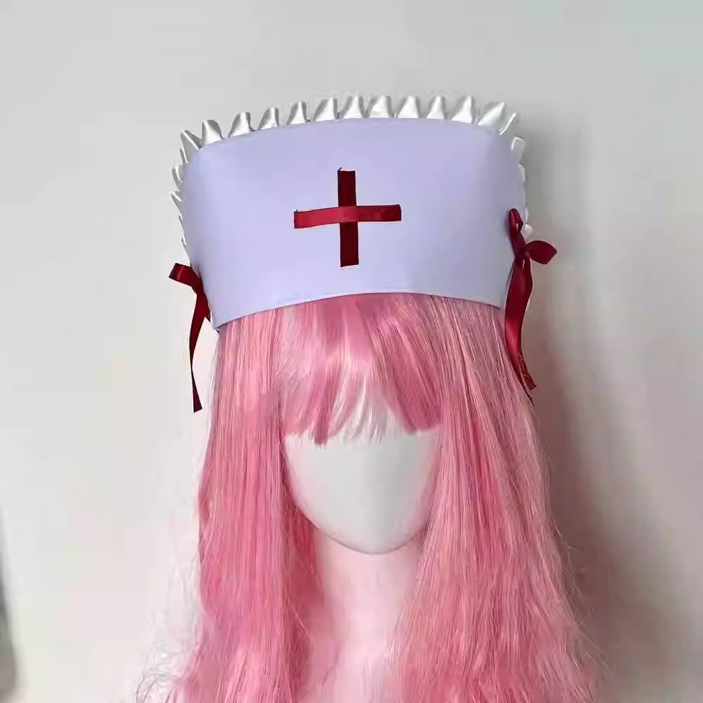 Cosplay nurse cap hat Accessor – Cosplay Prop Bow Bewertung und Preis