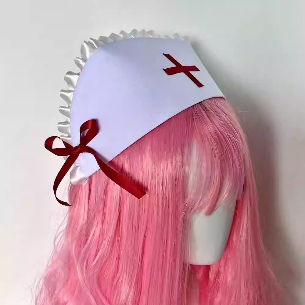 Cosplay nurse cap hat Accessor – Cosplay Prop Bow Bewertung und Preis