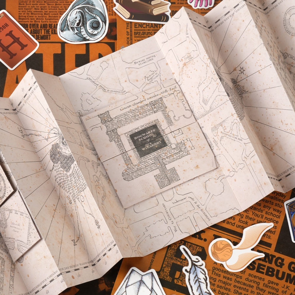 1PC Map Of The Marauder's Scho – Cosplay Prop Bewertung und Preis