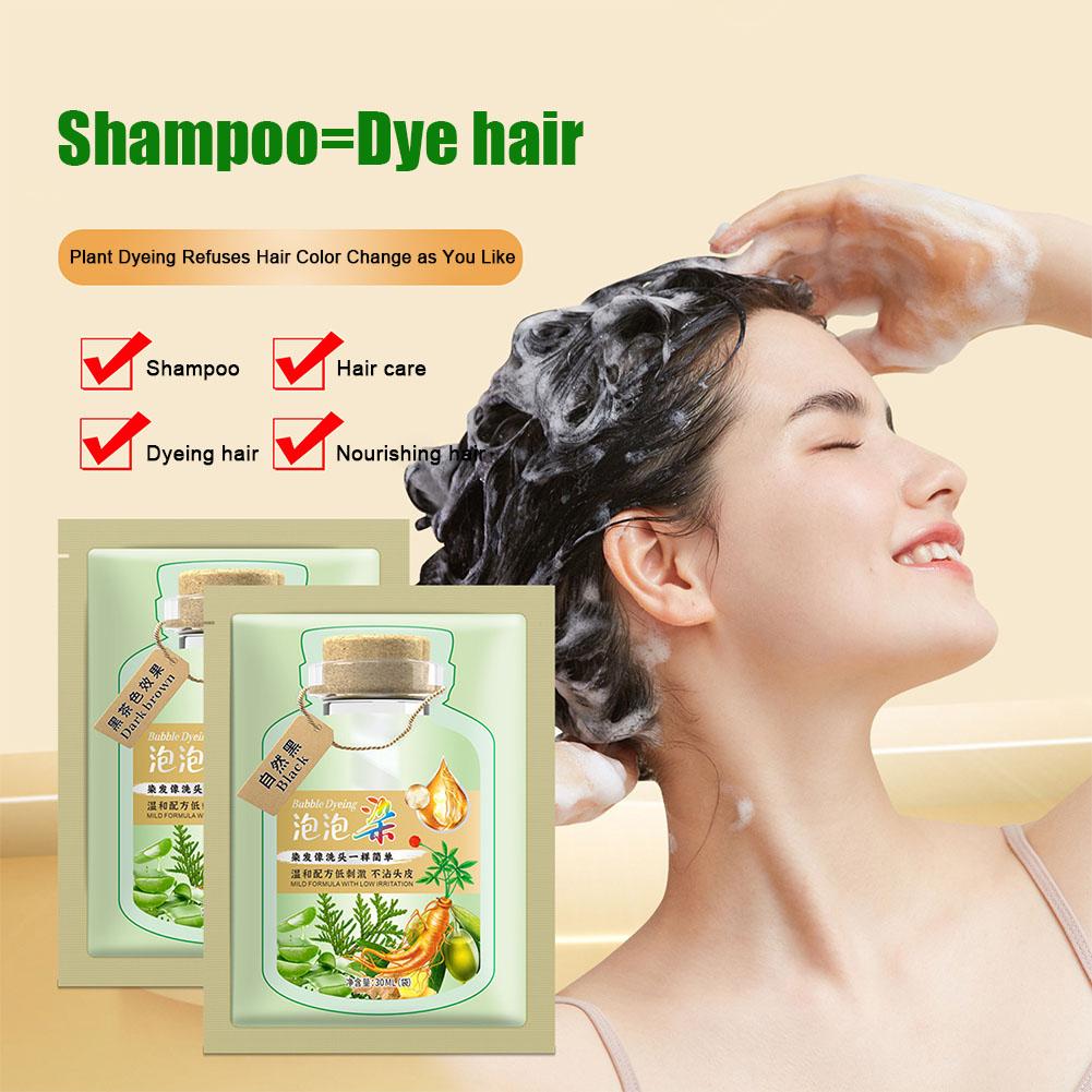 30ML/Bag Bubble Hair Dye Shamp – Hair Spray Color Bewertung und Preis