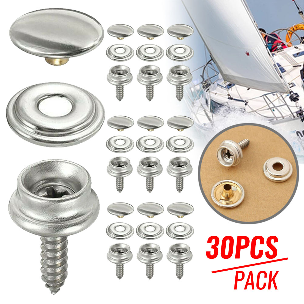 30pcs Snap Fastener Stainless  – Snap Fastener Set Bewertung und Preis