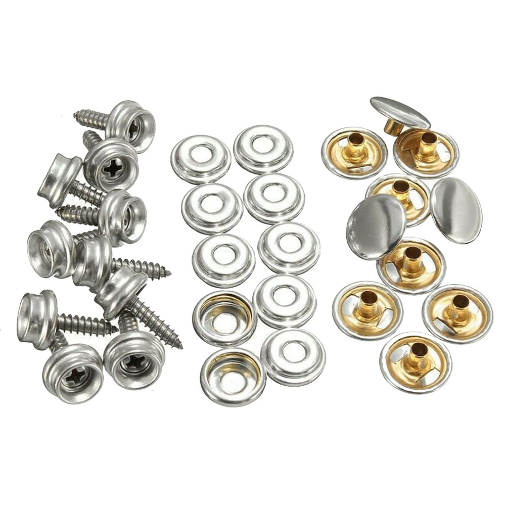 30pcs Snap Fastener Stainless  – Snap Fastener Set Bewertung und Preis