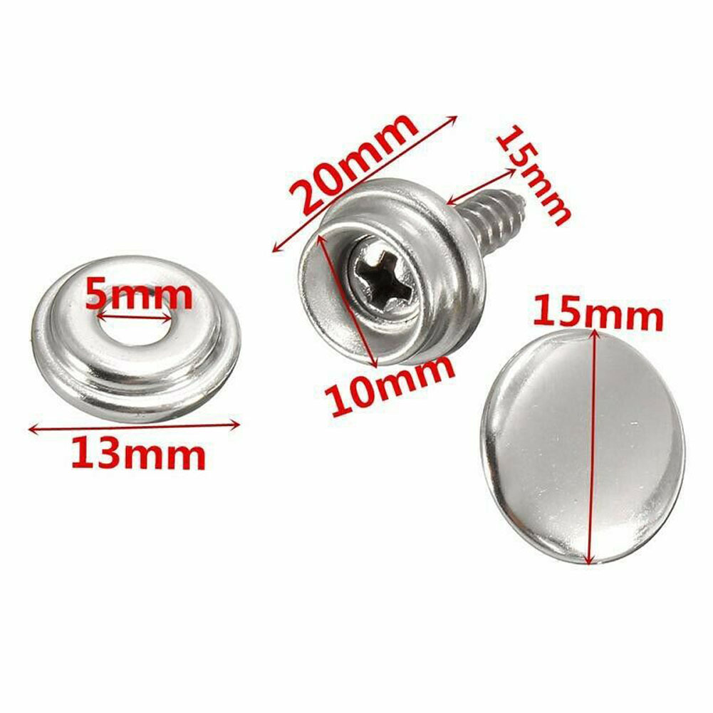 30pcs Snap Fastener Stainless  – Snap Fastener Set Bewertung und Preis